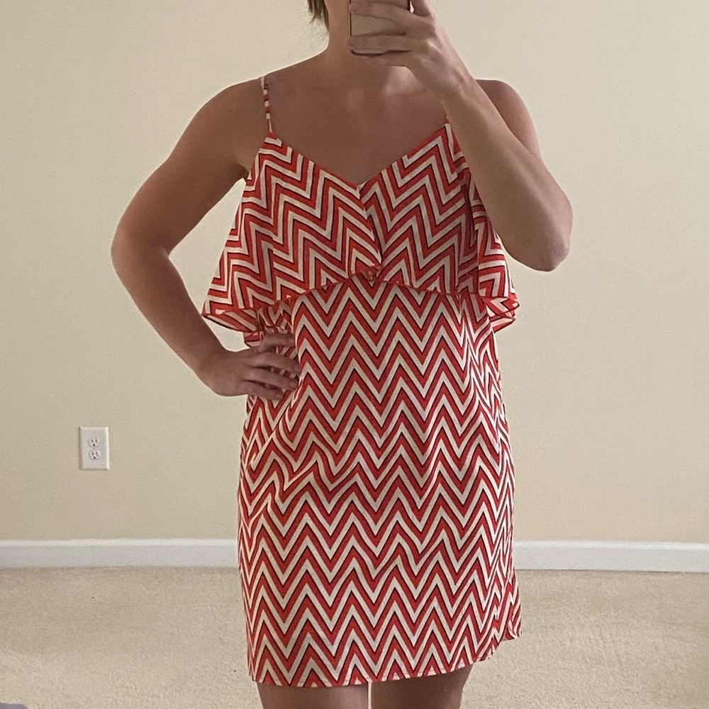 Chevron Print Dress